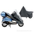 Modelo universal de la motocicleta azul oscuro cubre tranpulina